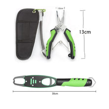 Cargar imagen en el visor de la galería, Green/Blue Aluminium Fishing Pliers Grip Set
