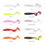 100pc Soft Worm Lures 40mm 0.4g