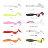 100pc Soft Worm Lures 40mm 0.4g