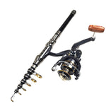 2.1-3.0m Telescopic Fishing Rod & Reel Combo