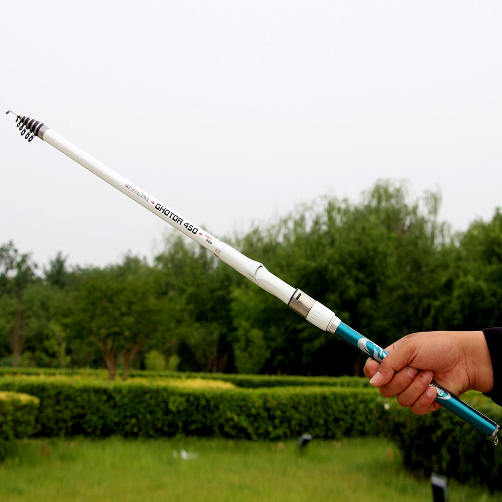 Telescopic Rock Fishing Rod 3.6-6.3m - Lamby Fishing