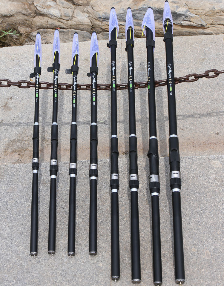 SPRED 3.6 m elescopic Fishing Rod Ultra Light and Hard Green