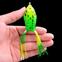 Load image into Gallery viewer, 4pc Frog Fishing Lure Double Hooks 8/13g
