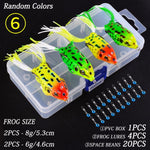 4pc Frog Fishing Lure Double Hooks 8/13g