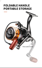 Charger l&#39;image dans la galerie, Fishing Spinning Reel Metal/Wooden Grip 1000-7000
