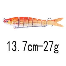 Charger l&#39;image dans la galerie, Swimming Lures 13.7cm 11-27g
