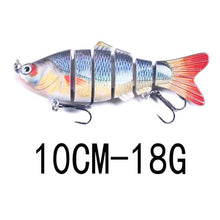 Carregar imagem no visualizador da galeria, Swimming Lures 13.7cm 11-27g
