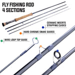 2.7m/9ft Fly Fishing Rod 4 Sections