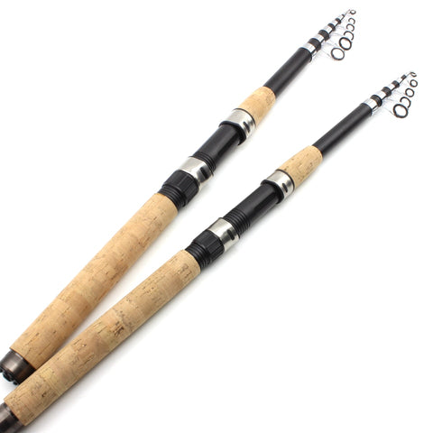 Cross-Wood Telescopic Spinning Fishing Rod