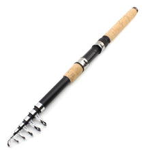 Load image into Gallery viewer, Cross-Wood Telescopic Spinning Fishing Rod
