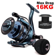 Charger l&#39;image dans la galerie, Terrx Spinning Fishing Reel 1000-7000 16kg Drag
