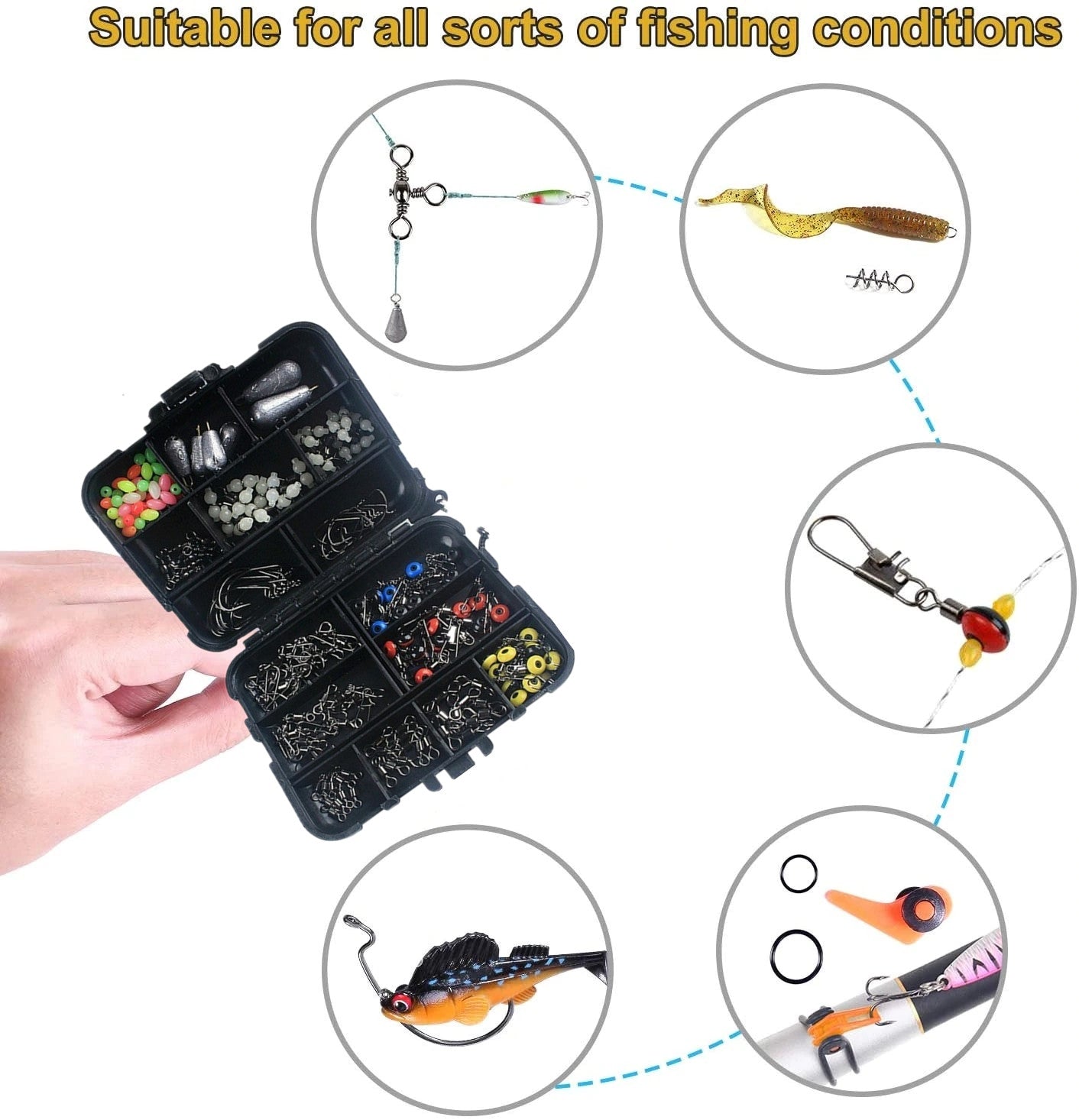 Fishing Gear Set Fake Fishing Tackle 20/28Pcs/Set Inducemen