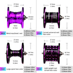 Ultralight Purple Baitcasting Reel