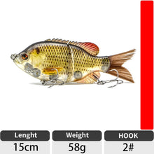 Load image into Gallery viewer, Ultra-Realistic Fishing Lure 15cm 58g
