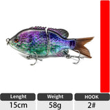 Ultra-Realistic Fishing Lure 15cm 58g