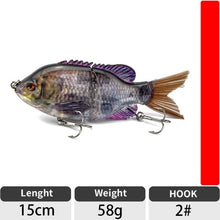 Charger l&#39;image dans la galerie, Ultra-Realistic Fishing Lure 15cm 58g
