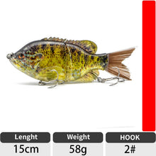 Load image into Gallery viewer, Ultra-Realistic Fishing Lure 15cm 58g
