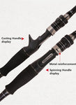 Baitcasting/Spinning Telescopic Fishing Rod 1.8-3.6m