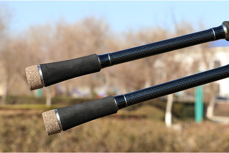 Mini 1.3/1.6/1.8m Casting Spinning Fishing Rod Black/Grey Baitcasting  TravelTelescopic Portable Lure Rod