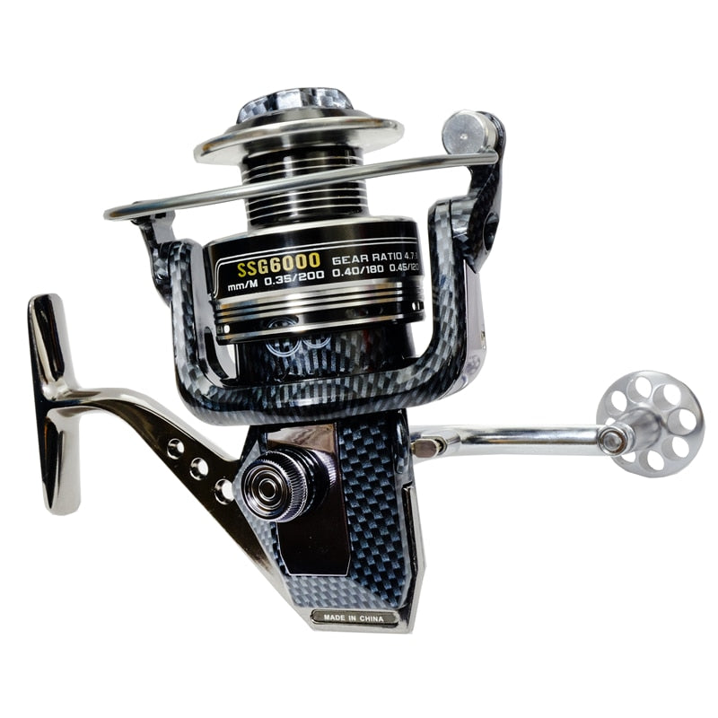  Fishing Reels 4.6:1 High Speed Fishing Reel 20KG Max Drag Power Spinning  Fishing Reel Big Wire Cup Long Range Casting Fishing Accessories :  Everything Else