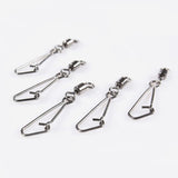 50pc Fishing Swivel & Clip 11kg-38kg