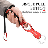 Red Alloy Fishing Grip & Pliers Set