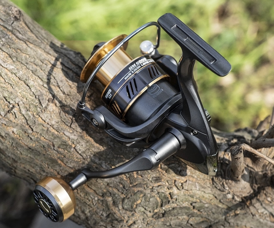  Divmystery Spinning Reel with 9+1 BB, Basic Series,  Reinforced Durable Nylon Frame, 1000/2000/3000/4000/5000 Size, Lightweight  & Ultra Smooth