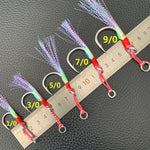 5pc Squid/Fly Fishing Bait 1/3/5/7