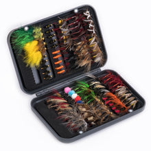 Load image into Gallery viewer, 100pc Fly Fishing Files Lure Set #8-#16
