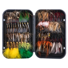 Load image into Gallery viewer, 100pc Fly Fishing Files Lure Set #8-#16
