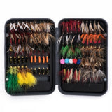 100pc Fly Fishing Files Lure Set #8-#16