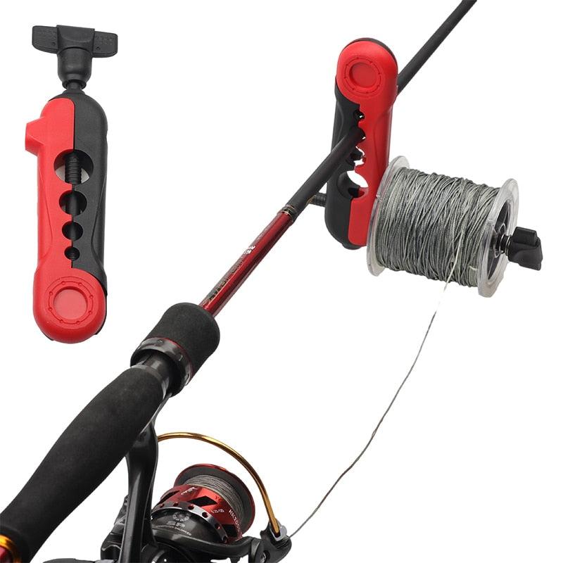 Fishing line Tools, Portable Fishing Line Winder Reel Spool Spooler Machine  Spinning & Baitcasting Reel Spool Spooling Carp Station System Gift for  Fisherman