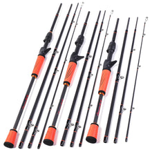 Load image into Gallery viewer, 4 Sections Baitcasting Fishing Rod 1.8-2.4m
