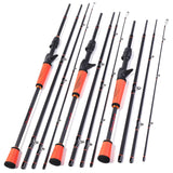 4 Sections Baitcasting Fishing Rod 1.8-2.4m