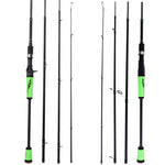 4 Sections Baitcasting Fishing Rod 1.8-2.4m