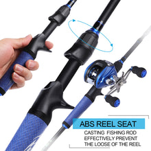 Load image into Gallery viewer, 4 Sections Baitcasting Fishing Rod 1.8-2.4m
