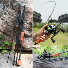 Load image into Gallery viewer, 4 Sections Baitcasting Fishing Rod 1.8-2.4m
