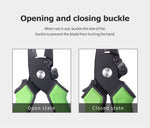 Green/Blue Aluminium Fishing Pliers Grip Set