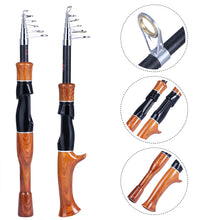 Charger l&#39;image dans la galerie, Mini Wooden Telescopic Fishing Rod
