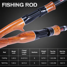 Charger l&#39;image dans la galerie, Mini Wooden Telescopic Fishing Rod
