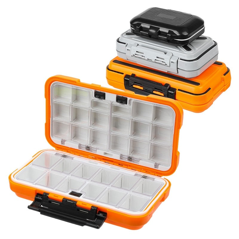 Waterproof Fishing Tackle Box 3-side Lock Tackle Trays Container With  Dividers Kayak Fishing Storage Box Lure Organizer - AliExpress