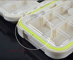 Waterproof Double-Sided Fishing Tackle Box 3 Sizes S/M/L