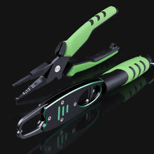 Cargar imagen en el visor de la galería, Green/Blue Aluminium Fishing Pliers Grip Set
