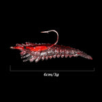 4pc Prawn Lure 6cm 3g