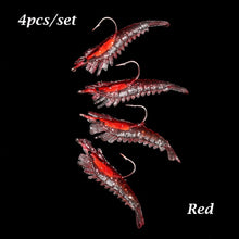 Cargar imagen en el visor de la galería, 4pc Prawn Lure 6cm 3g
