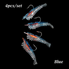 Cargar imagen en el visor de la galería, 4pc Prawn Lure 6cm 3g
