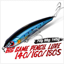 Charger l&#39;image dans la galerie, Sinking Pencil Lure 14/16/18cm 70/98/145g
