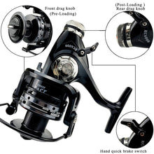 Charger l&#39;image dans la galerie, Double Brake Metal Fishing Reel 3000-6000
