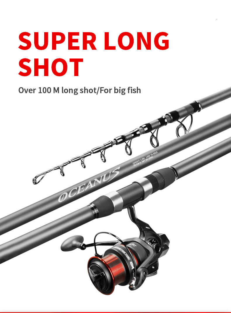 Budefo Hunter 3.9/4.2/4.5/5.0/5.3/5.8m Telescopic Fishing Rod