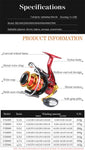 Akasu Fishing Spinning Reel 1000-7000